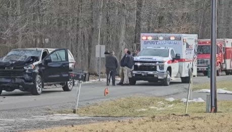 Coroner investigator on scene of school bus crash in Shelby County