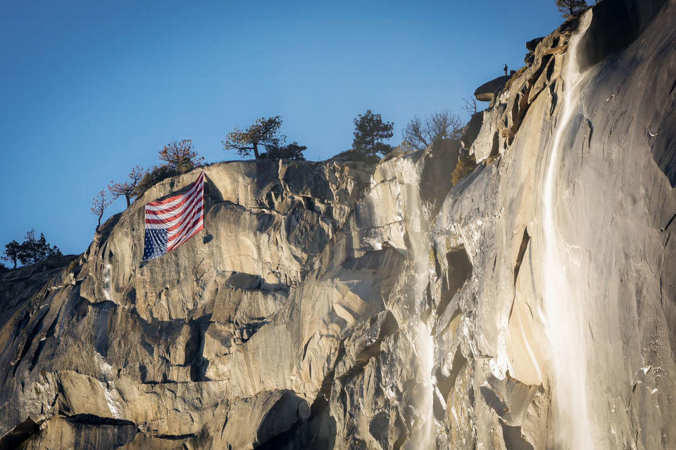 Fired Yosemite workers say upside-down U.S. flag was a call to protect public lands