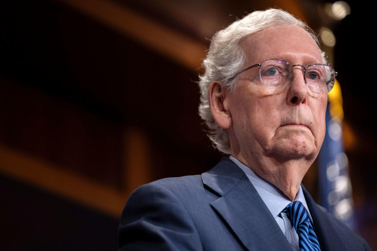 Former GOP Leader Mitch McConnell won’t seek re-election in 2026