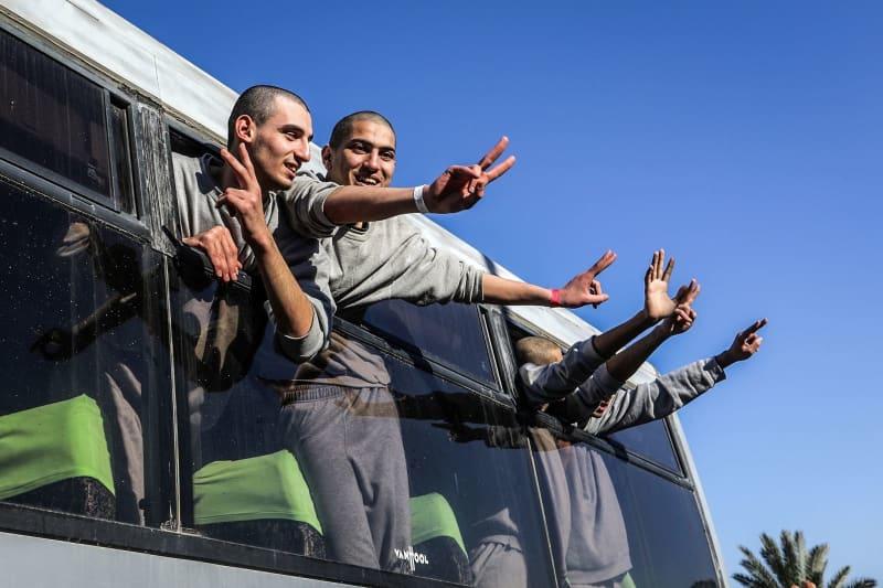 Israel frees dozens more Palestinians after four hostages identified