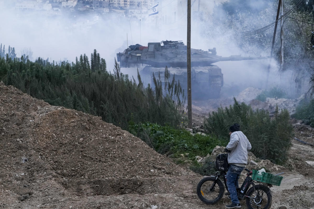 Israel sends tanks into West Bank for first time in decades, says fleeing Palestinians can’t return