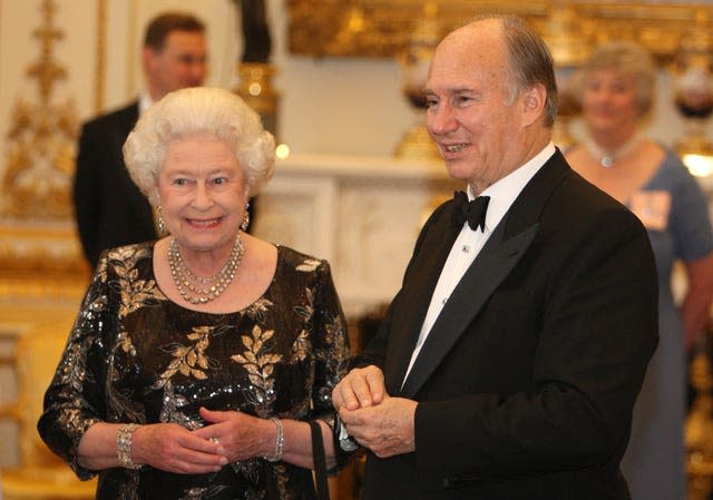 King ‘deeply saddened’ after death of ‘personal friend’ the Aga Khan