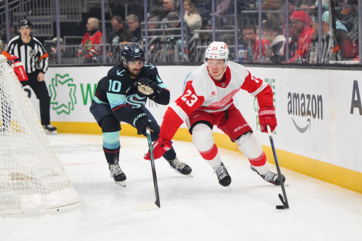 Kraken Rally But Fall 5-4 To Red Wings In Shootout