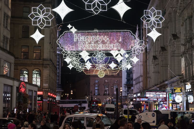 London’s Ramadan lights switched on in the West End