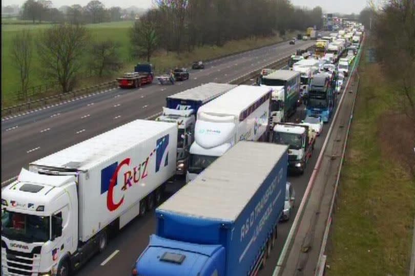 Lorry driver who died in M6 crash horror had broken down, police say