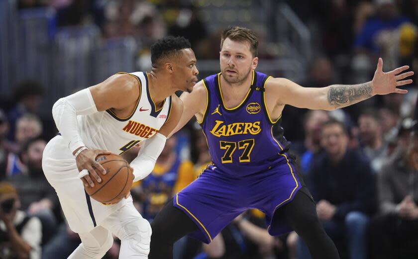 Luka Doncic dominates as Lakers’ eight-game losing streak in Denver finally ends