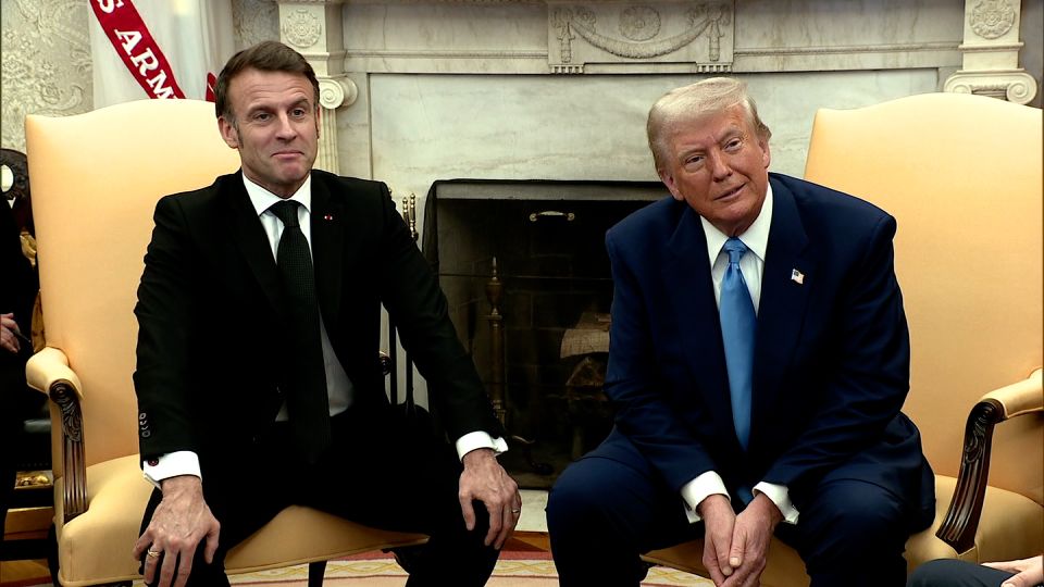 Macron interrupts Trump, clarifies how Europe gave money to Ukraine