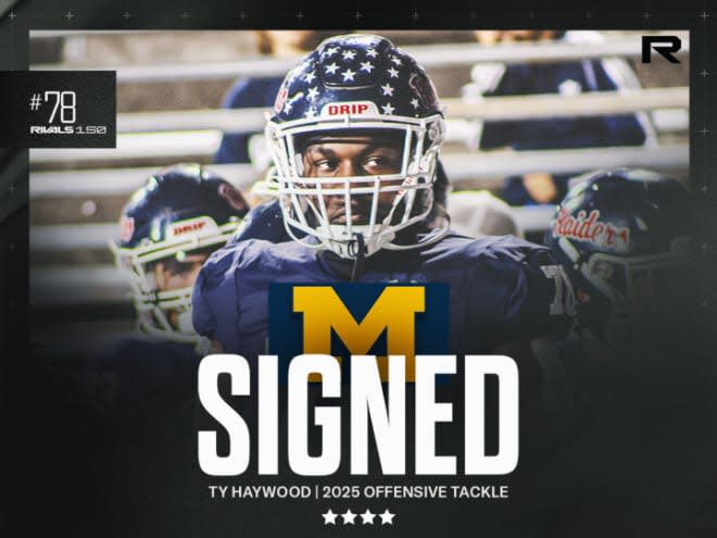 Michigan wins out for elite four-star OL Ty Haywood