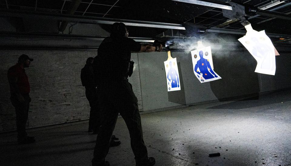 Naples police officers must know how to shoot their guns in darkness