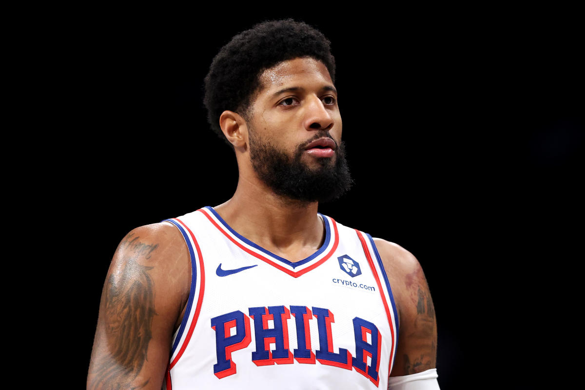 Paul George outhustled by Nic Claxton for rebound and game-winning shot in 76ers 105-103 loss to Nets