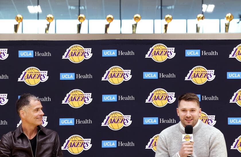 Plaschke: Luka Doncic joins Lakers with bad baggage … and that’s a good thing