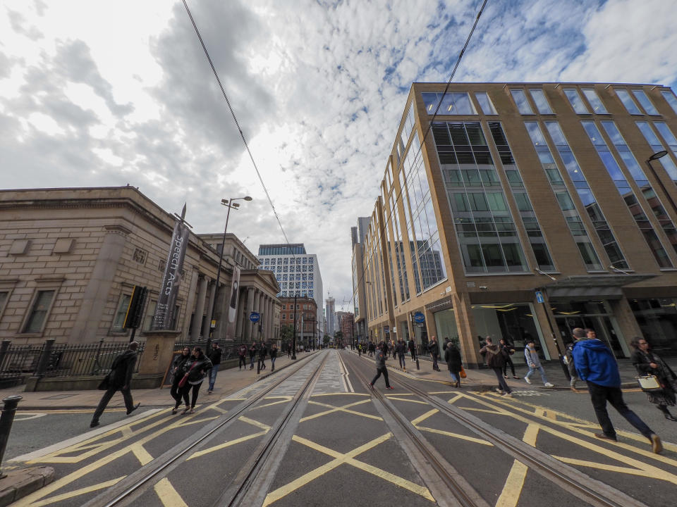 Police appeal after van driver flees scene of tram crash that left girl dead