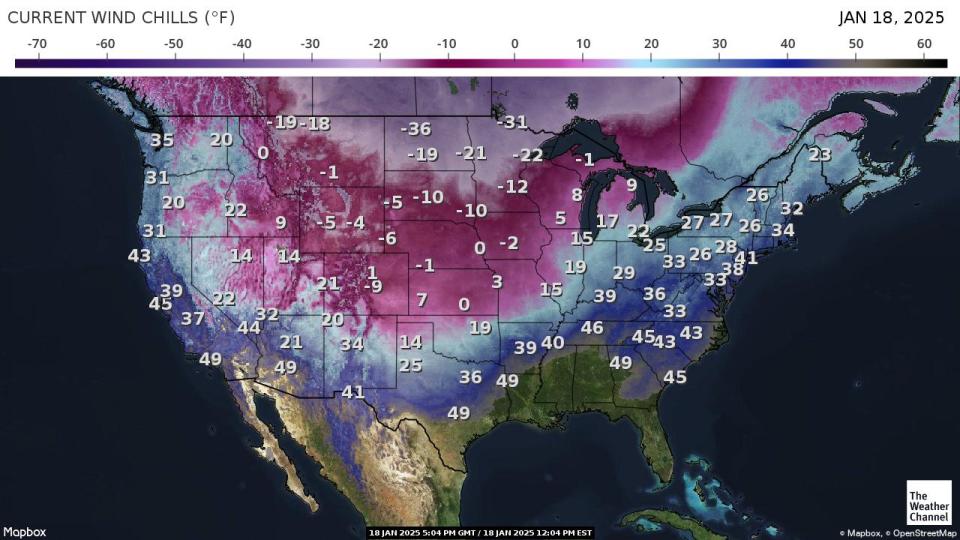 Records Shattering From Northern Plains To The South As Arctic Blast Spreads South