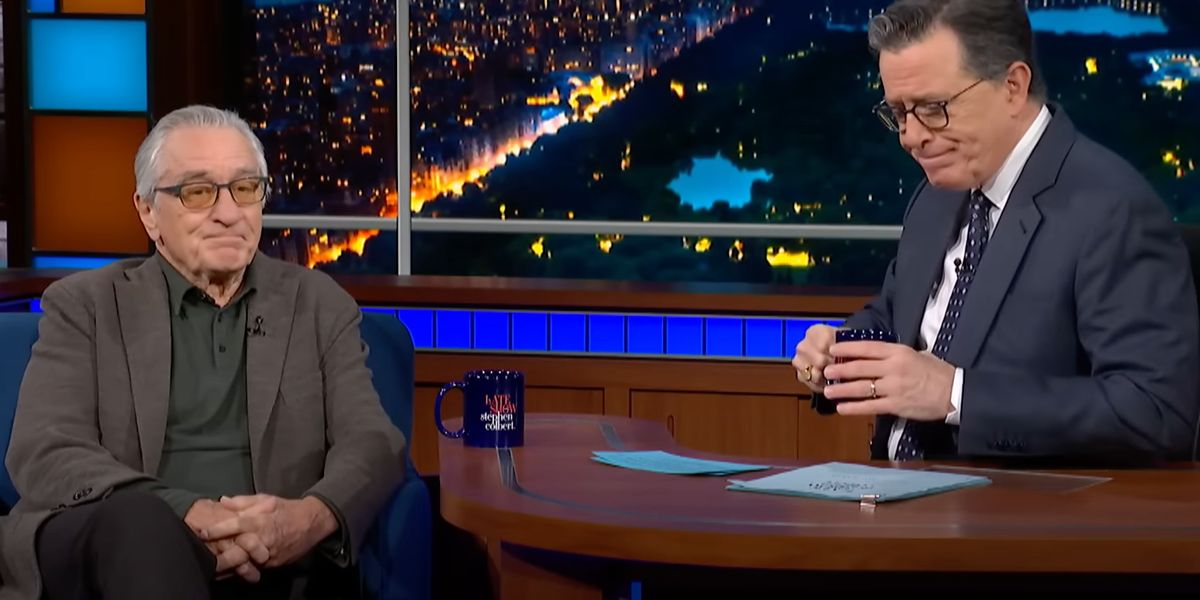 Robert De Niro’s Politically Charged Answer Leaves ‘Late Show’ In Eerie Silence