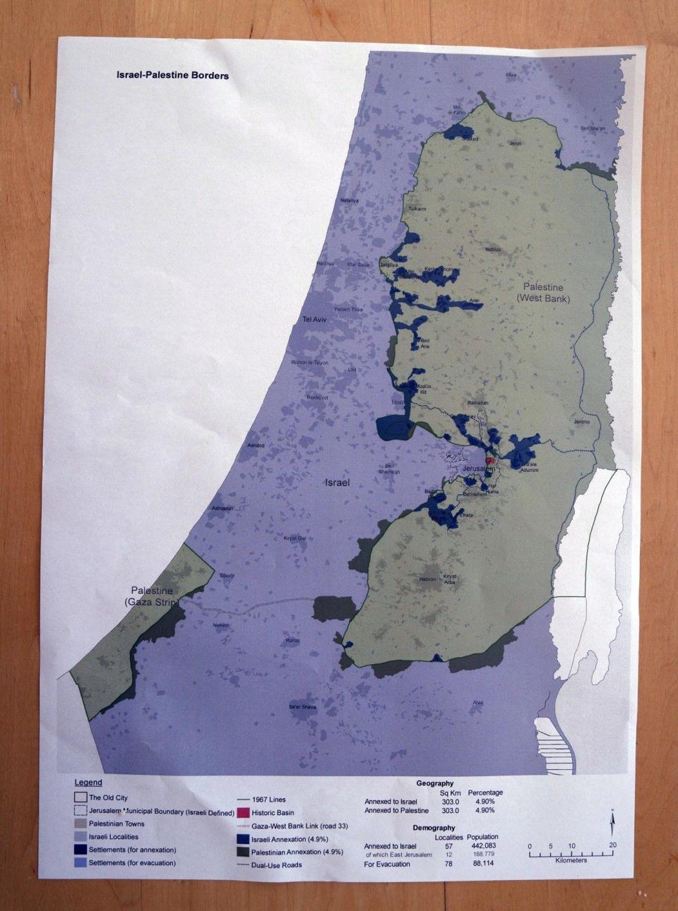 The unseen map that promised to bring peace to the Middle East