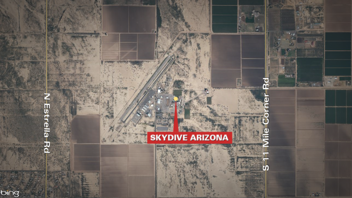 Third skydiver dies after taking off from Skydive Arizona in Eloy