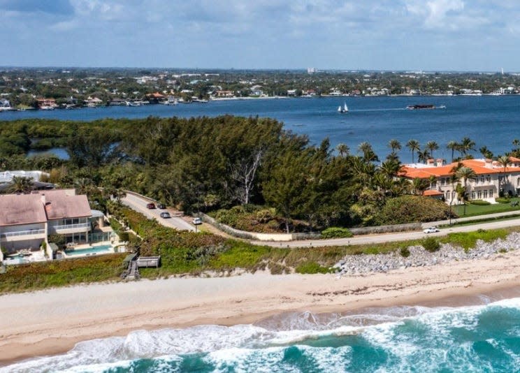 Vacant Palm Beach lot sees price hike to 0M and includes concept drawings for mansion