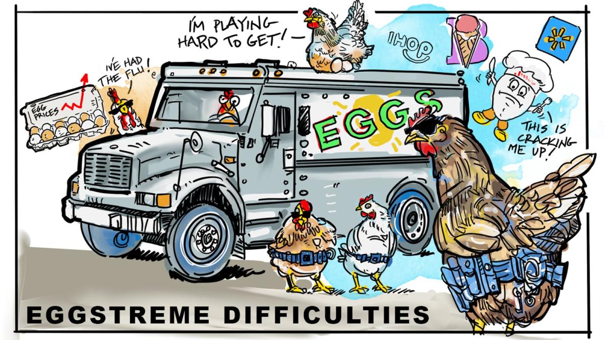 Will we crack under the pressure of rising egg prices? | Cartoon