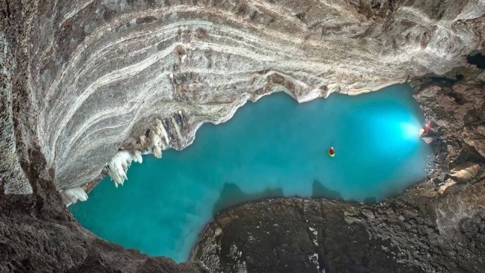 World’s biggest underground thermal lake discovered in Albania at bottom of 330-foot abyss